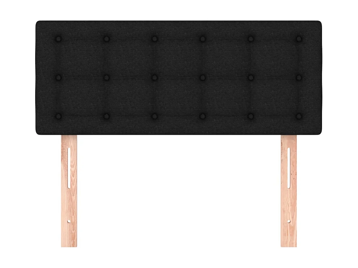 Tête de lit accessoire tissu noire 80 x 5 x 78 cm TDL0202112