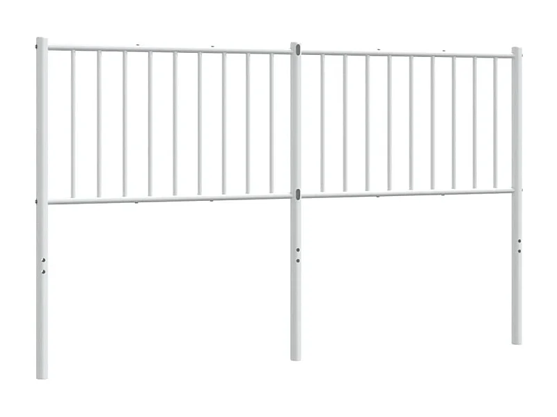 Tête de lit accessoire métal blanche 156 x 3 x 90 cm TDL0202474