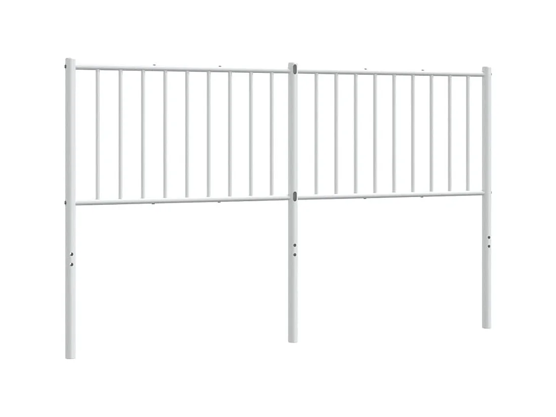 Tête de lit accessoire métal blanche 156 x 3 x 90 cm TDL0202474