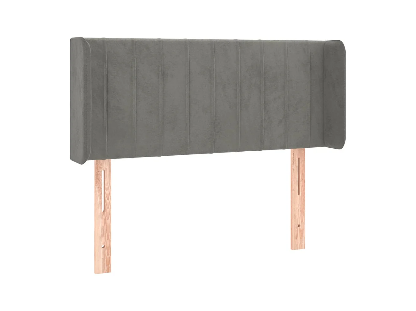 Tête de lit accessoire tissu grise 103 x 16 x 78 cm TDL0201414