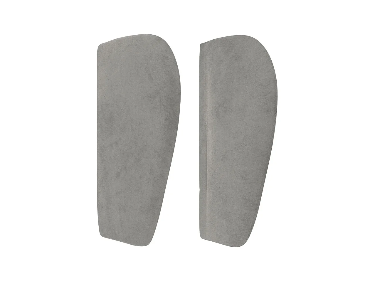 Tête de lit accessoire tissu grise 103 x 23 x 88 cm TDL0205278