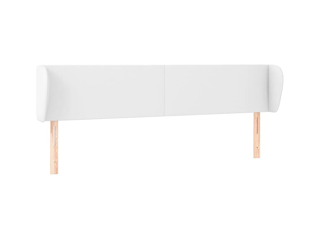 Tête de lit accessoire blanche 203 x 23 x 88 cm TDL0205779