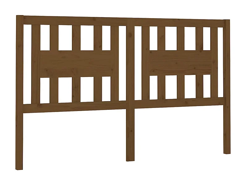 Tête de lit accessoire bois marron 126 x 4 x 100 cm TDL0203059