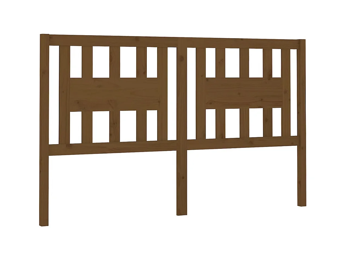 Tête de lit accessoire bois marron 126 x 4 x 100 cm TDL0203059