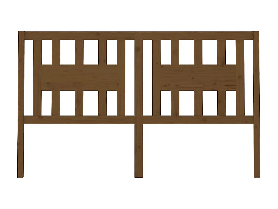 Tête de lit accessoire bois marron 126 x 4 x 100 cm TDL0203059