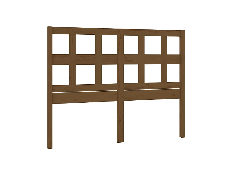 Tête de lit accessoire bois marron 145.5 x 4 x 100 cm TDL0203014