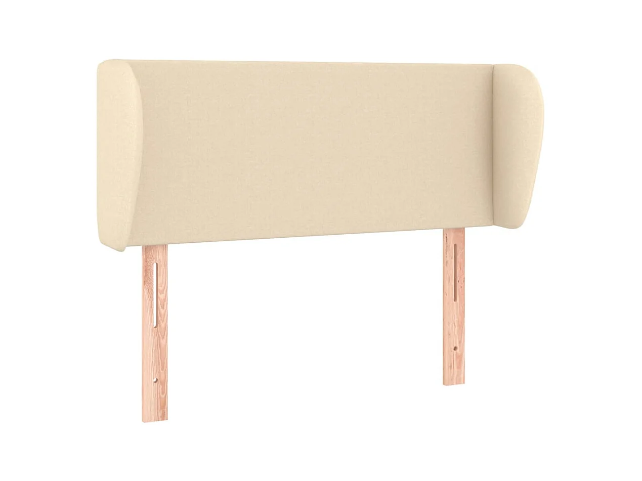 Tête de lit accessoire tissu crème 93 x 23 x 88 cm TDL0205378