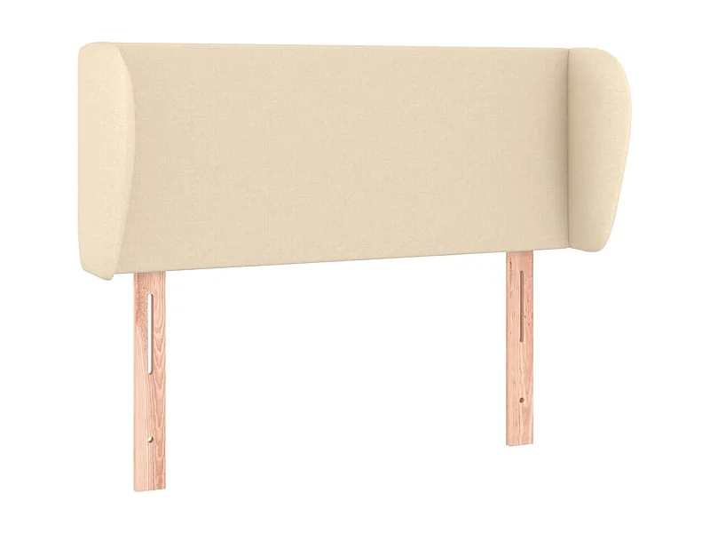 Tête de lit accessoire tissu crème 93 x 23 x 88 cm TDL0205378