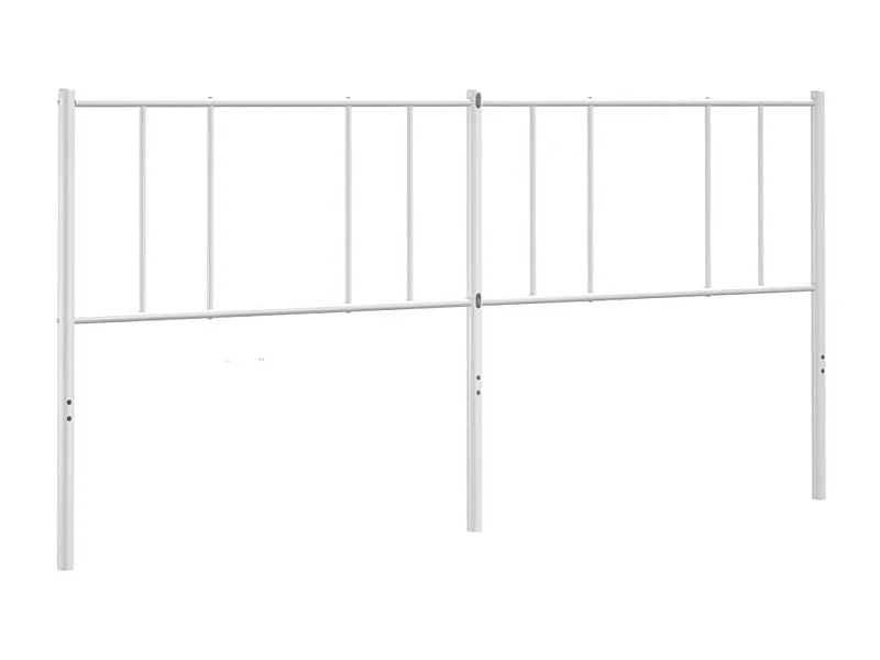 Tête de lit accessoire métal blanche 187 x 3 x 90 cm TDL0202470