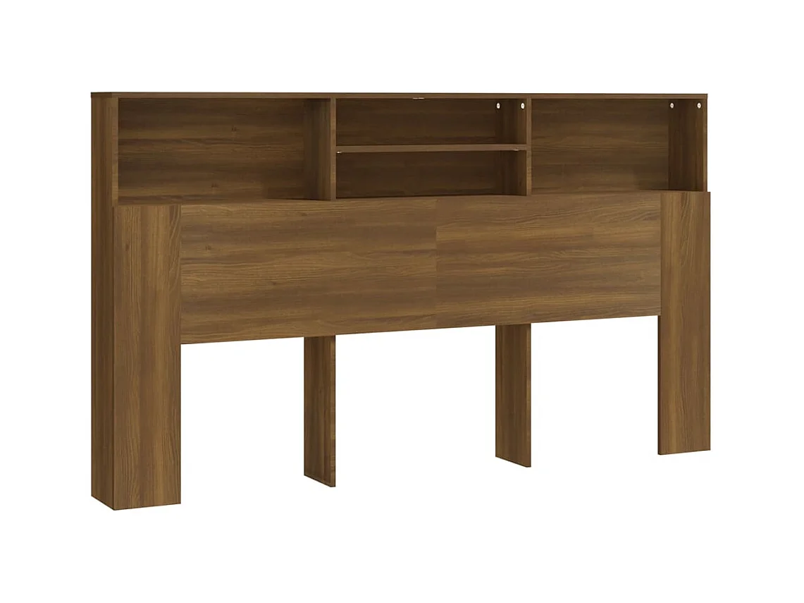 Tête de lit avec effet bois marron 180 x 19 x 103.5 cm TDL0200059