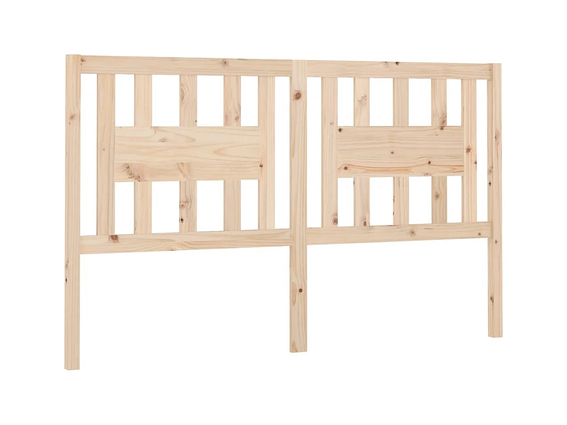 Tête de lit accessoire bois marron 126 x 4 x 100 cm TDL0206747