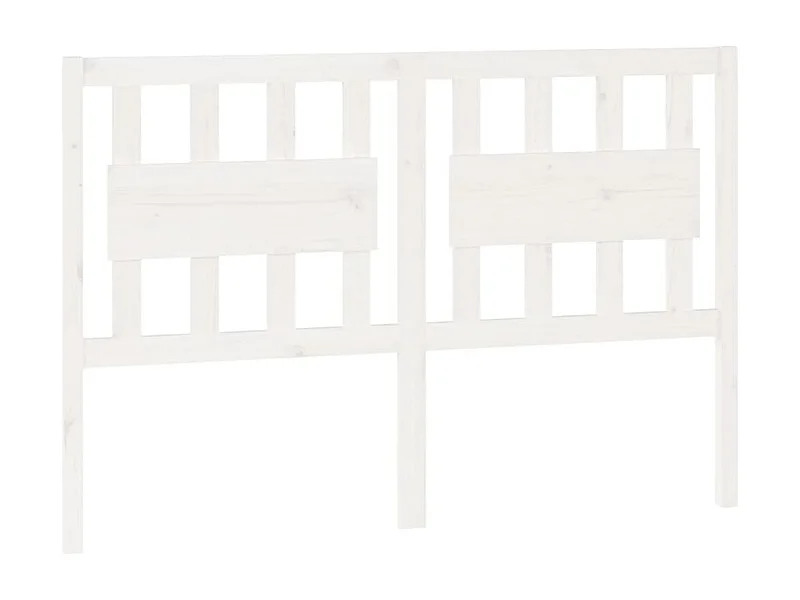 Tête de lit accessoire bois blanche 125.5 x 4 x 100 cm TDL0203928