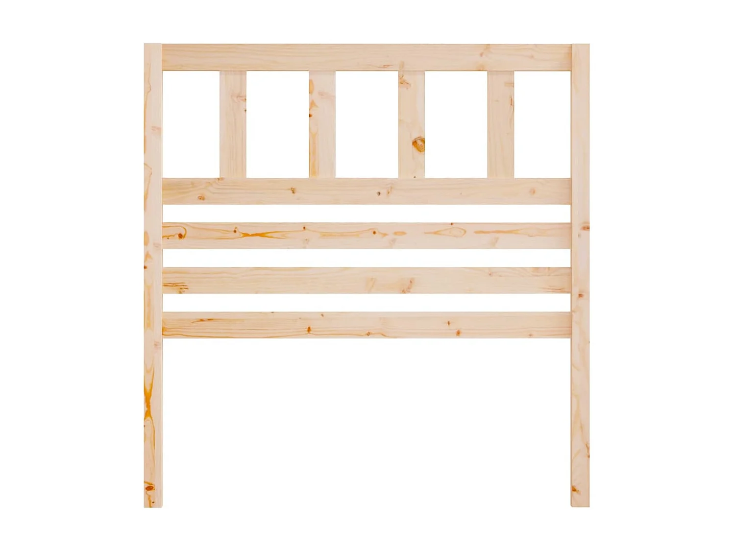Tête de lit accessoire bois marron 81 x 4 x 100 cm TDL0205906