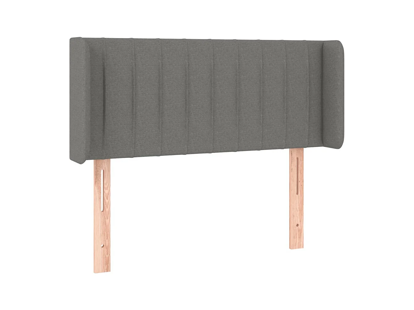 Tête de lit accessoire tissu grise 103 x 16 x 78 cm TDL0201170