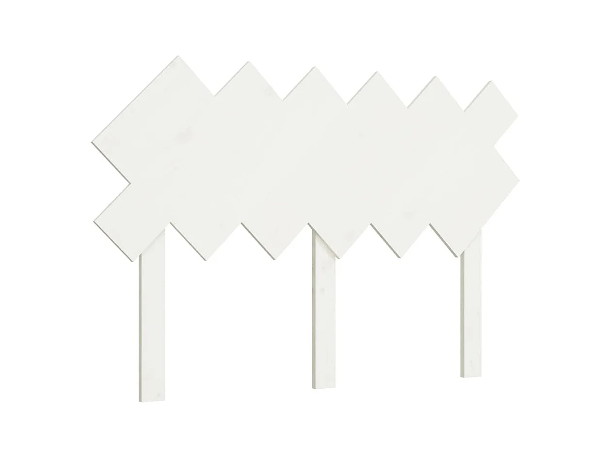 Tête de lit accessoire bois blanche 122.5 x 3 x 80.5 cm TDL0203935