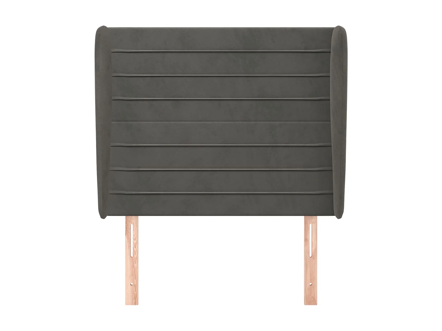 Tête de lit accessoire tissu grise 93 x 23 x 128 cm TDL0204851