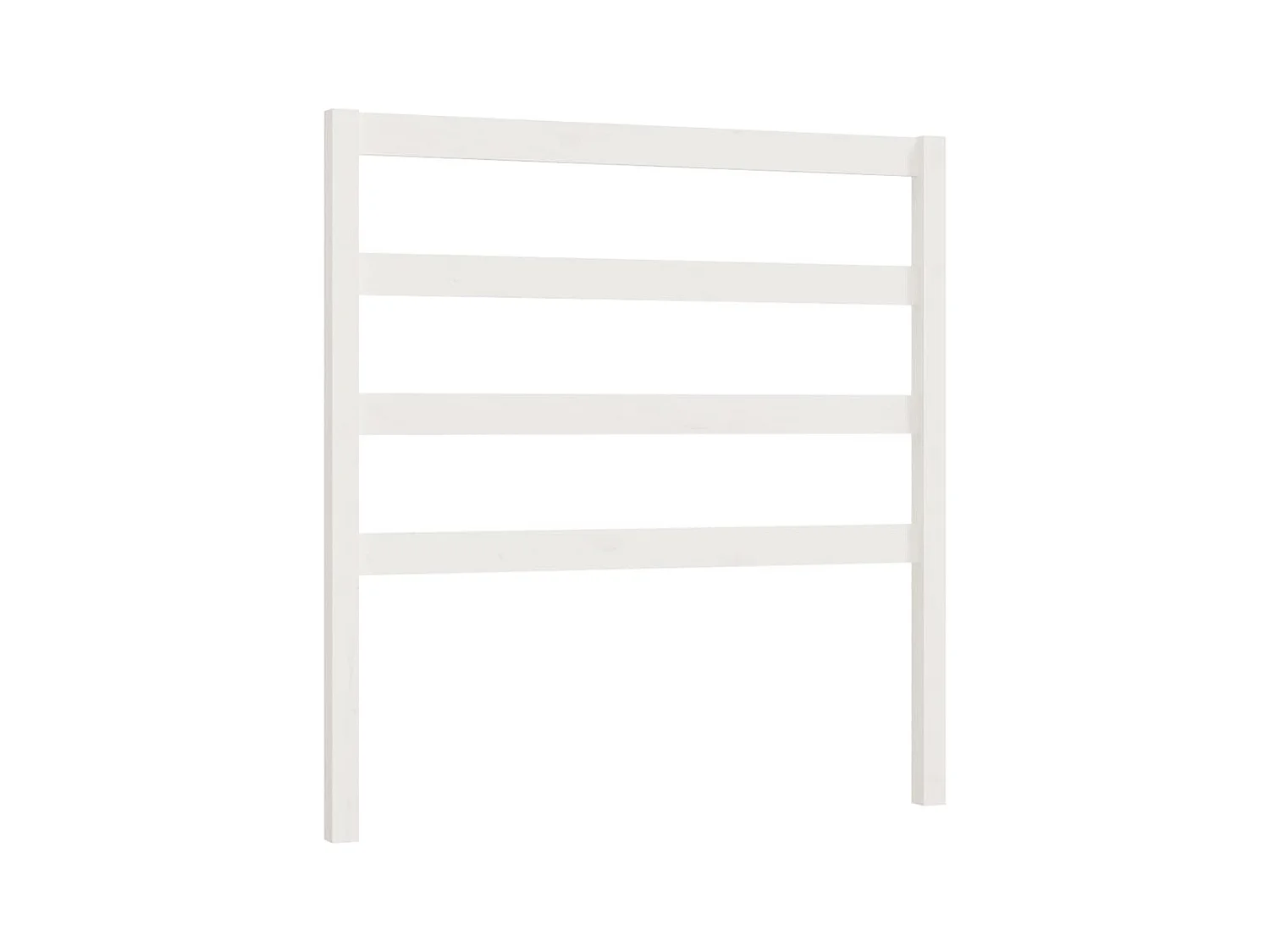 Tête de lit accessoire bois blanche 95 x 4 x 100 cm TDL0203658