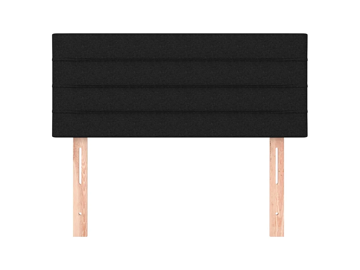Tête de lit accessoire tissu noire 80 x 5 x 78 cm TDL0202114