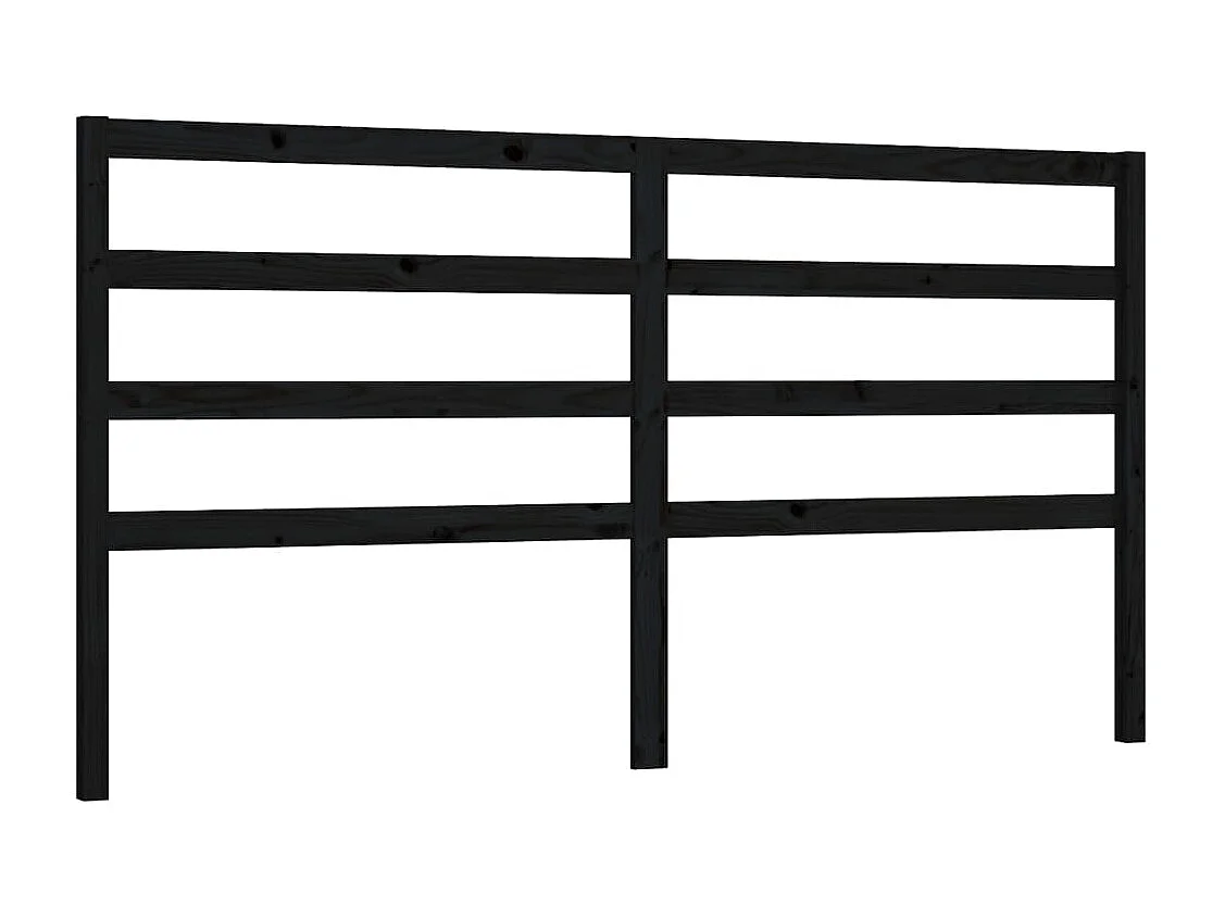 Tête de lit accessoire bois marron 206 x 4 x 100 cm TDL0202144