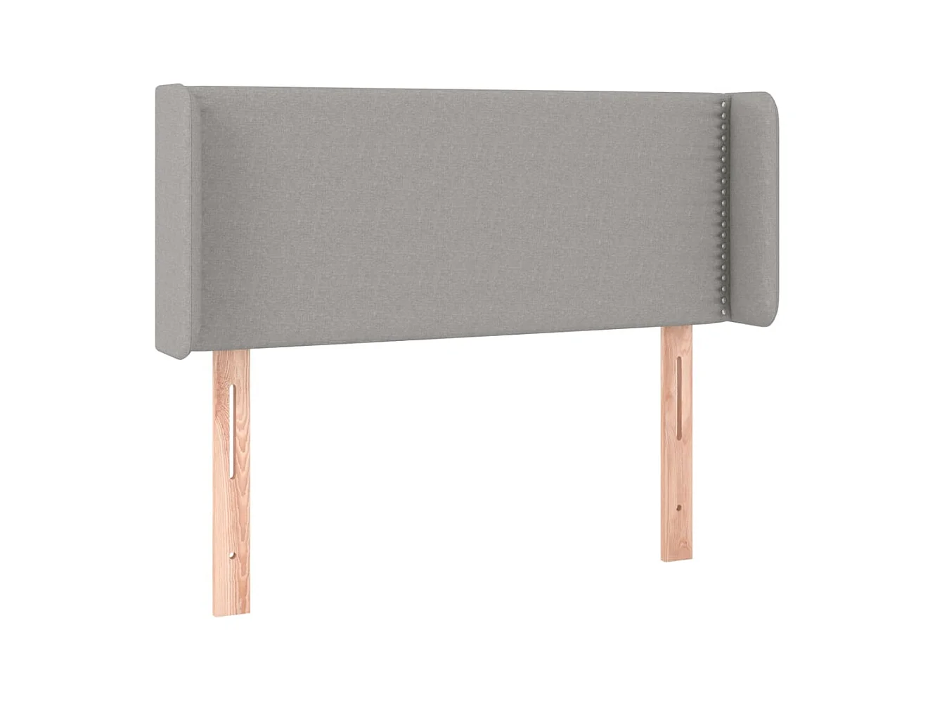 Tête de lit accessoire tissu grise 93 x 16 x 78 cm TDL0201219
