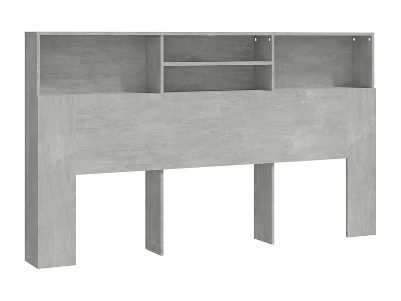 Tête de lit avec effet bois grise 180 x 19 x 103.5 cm TDL0200033