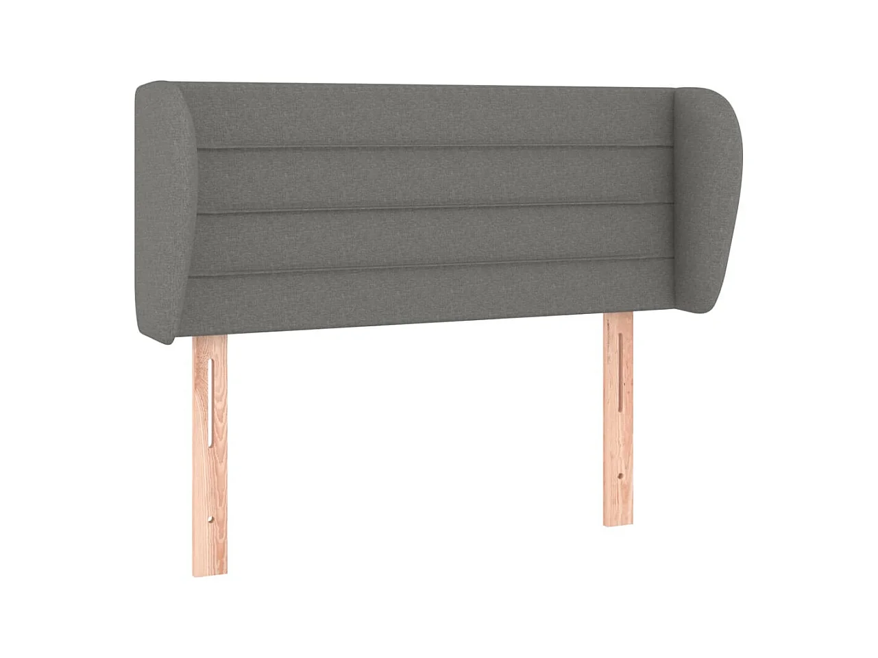 Tête de lit accessoire tissu grise 93 x 23 x 88 cm TDL0204848