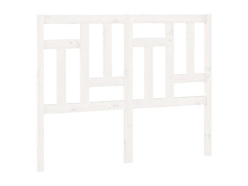 Tête de lit accessoire bois blanche 125.5 x 4 x 100 cm TDL0203929