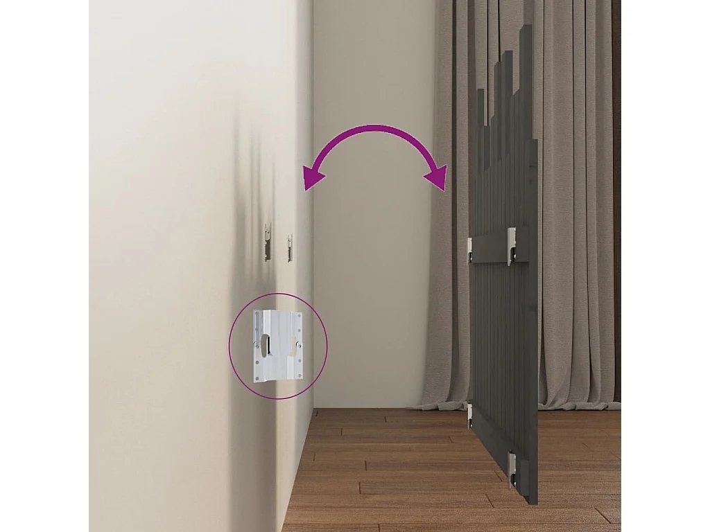 Tête de lit accessoire bois marron 95.5 x 3 x 80 cm TDL0202618