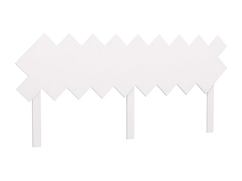Tête de lit accessoire bois blanche 178 x 3 x 80.5 cm TDL0203779