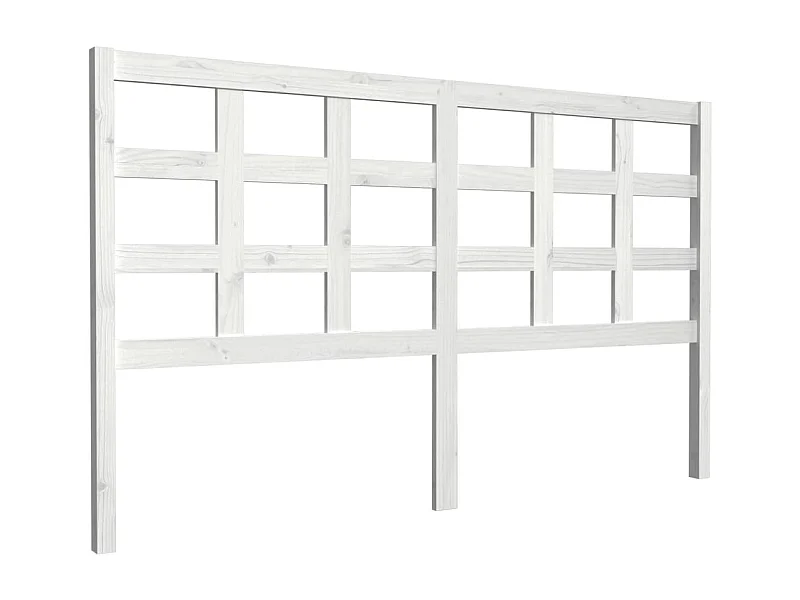 Tête de lit accessoire bois blanche 165.5 x 4 x 100 cm TDL0203804