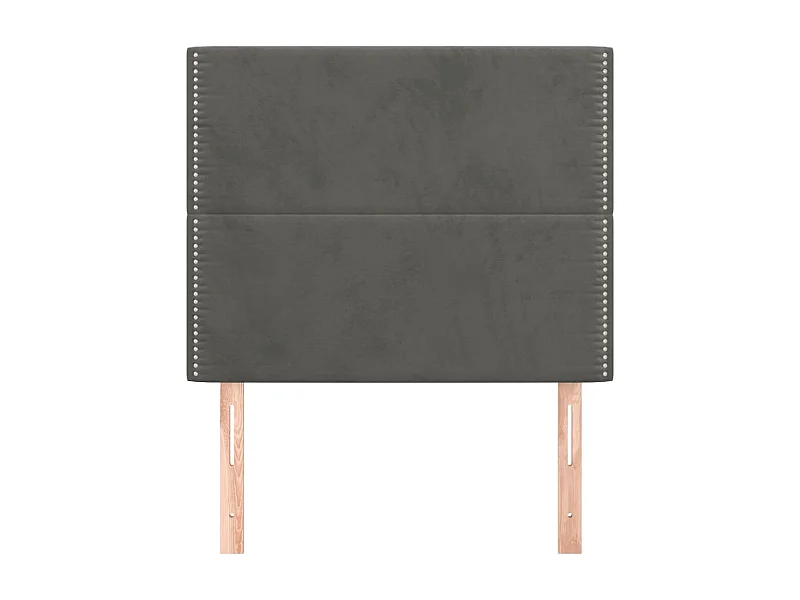 Tête de lit accessoire tissu grise 100 x 5 x 128 cm TDL0206380