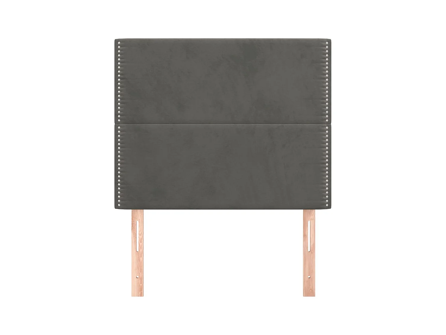 Tête de lit accessoire tissu grise 100 x 5 x 128 cm TDL0206380