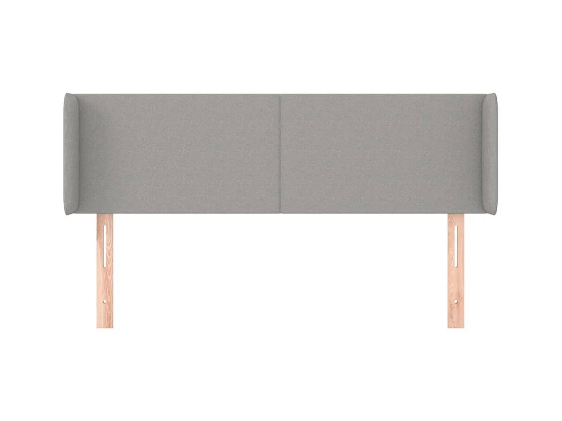 Tête de lit accessoire tissu grise 147 x 16 x 88 cm TDL0205263