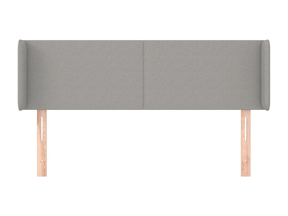 Tête de lit accessoire tissu grise 147 x 16 x 88 cm TDL0205263