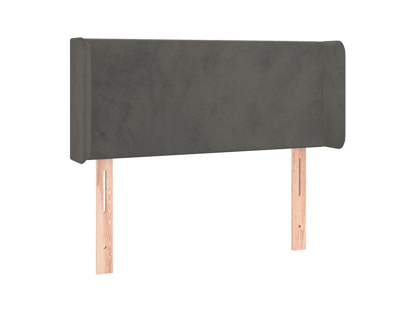 Tête de lit accessoire tissu grise 93 x 16 x 88 cm TDL0204859