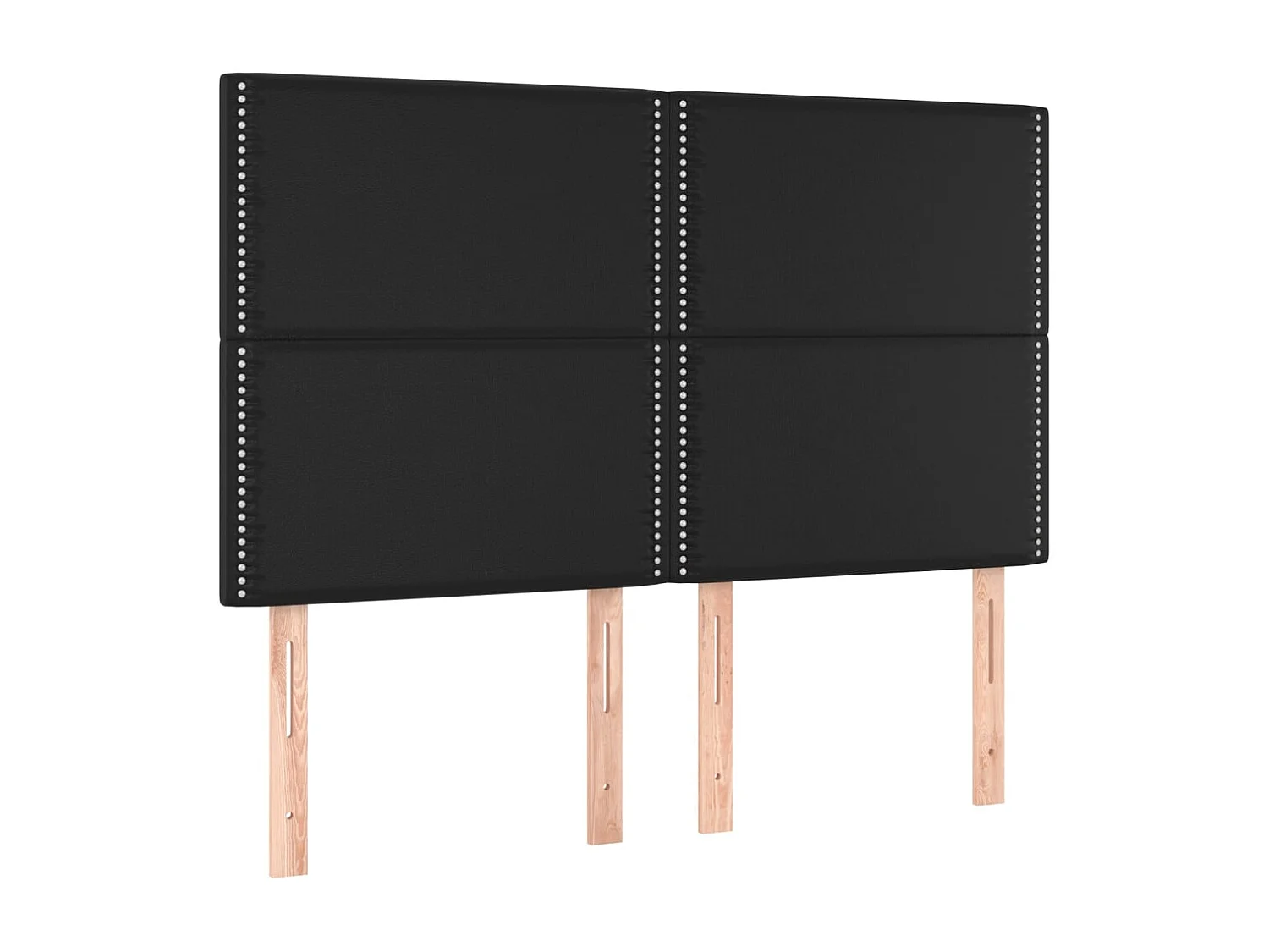 Tête de lit accessoire noire 144 x 5 x 118 cm TDL0200716