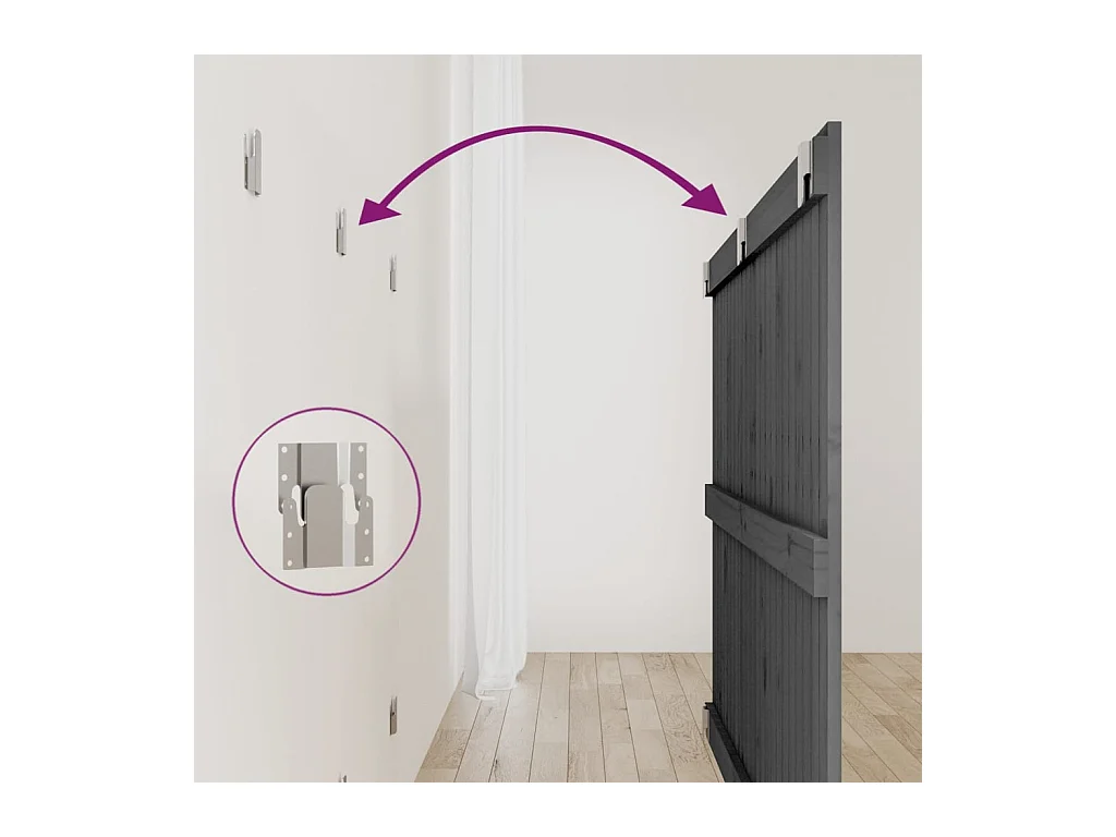 Tête de lit accessoire bois marron 147 x 3 x 90 cm TDL0202651