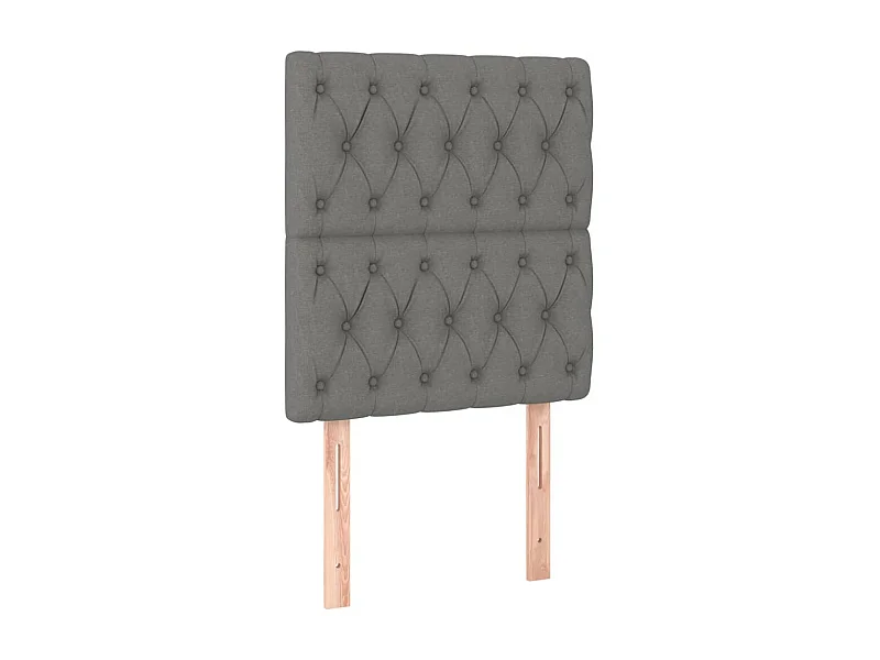 Tête de lit accessoire tissu grise 80 x 7 x 128 cm TDL0206348