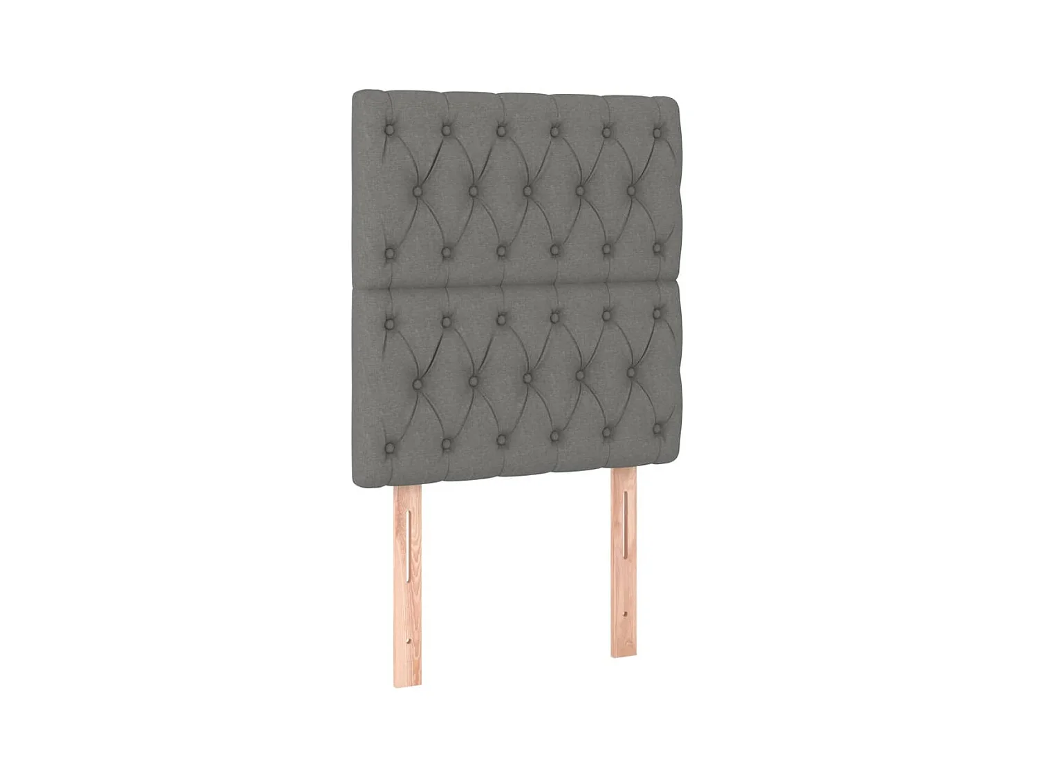 Tête de lit accessoire tissu grise 80 x 7 x 128 cm TDL0206348
