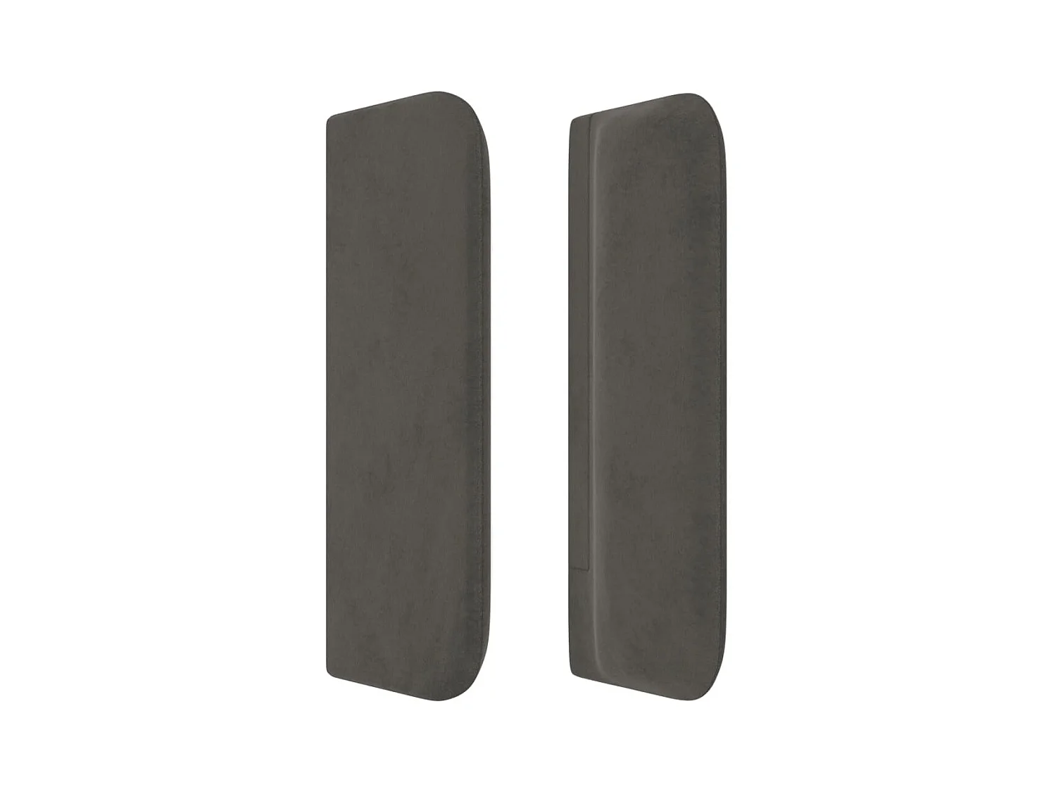 Tête de lit accessoire tissu grise 203 x 16 x 88 cm TDL0204938