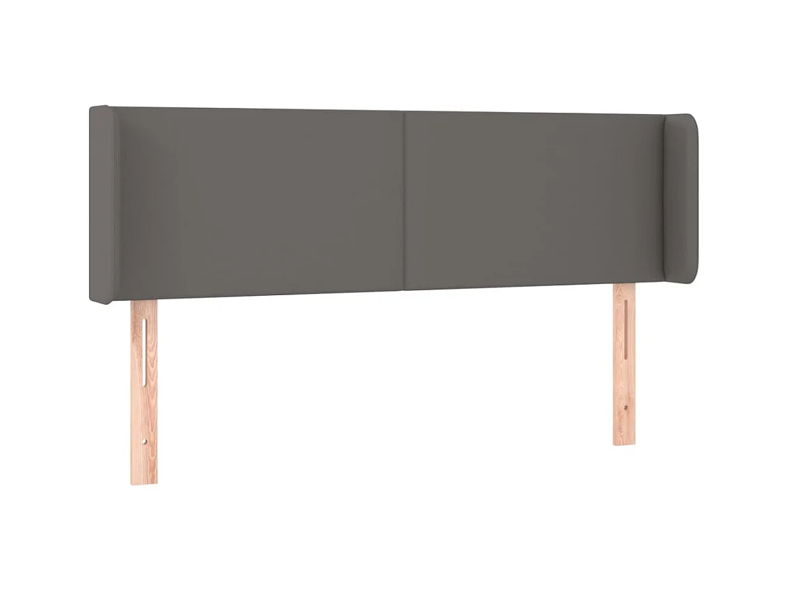 Tête de lit accessoire grise 147 x 16 x 78 cm TDL0201496