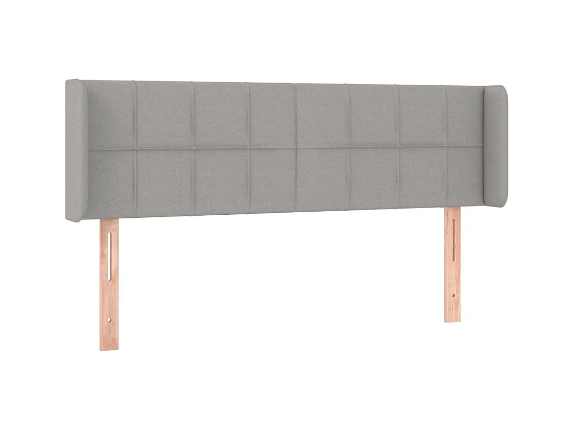 Tête de lit accessoire tissu grise 147 x 16 x 88 cm TDL0205262