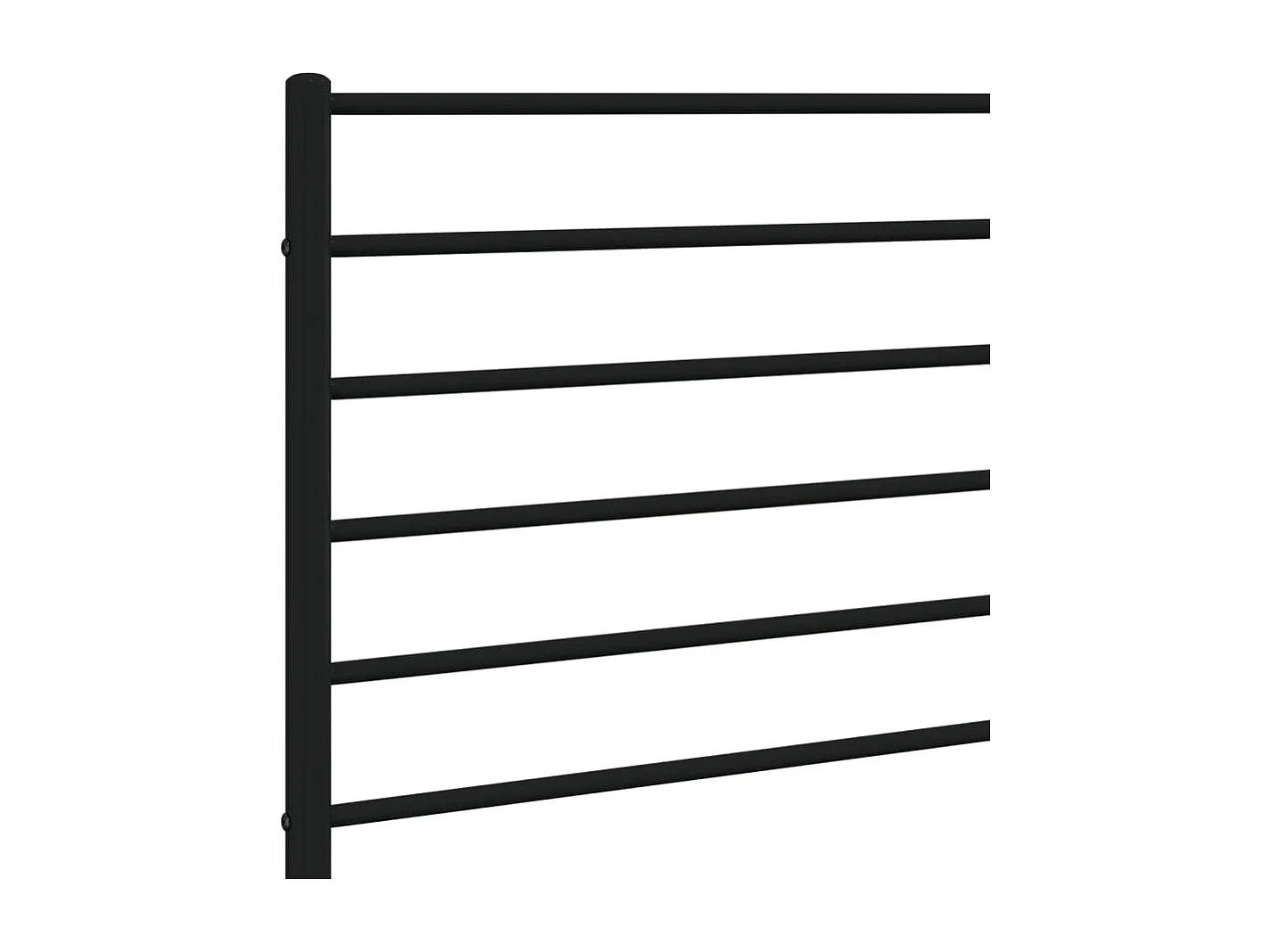 Tête de lit accessoire métal argentée 206 x 3 x 90 cm TDL0202413