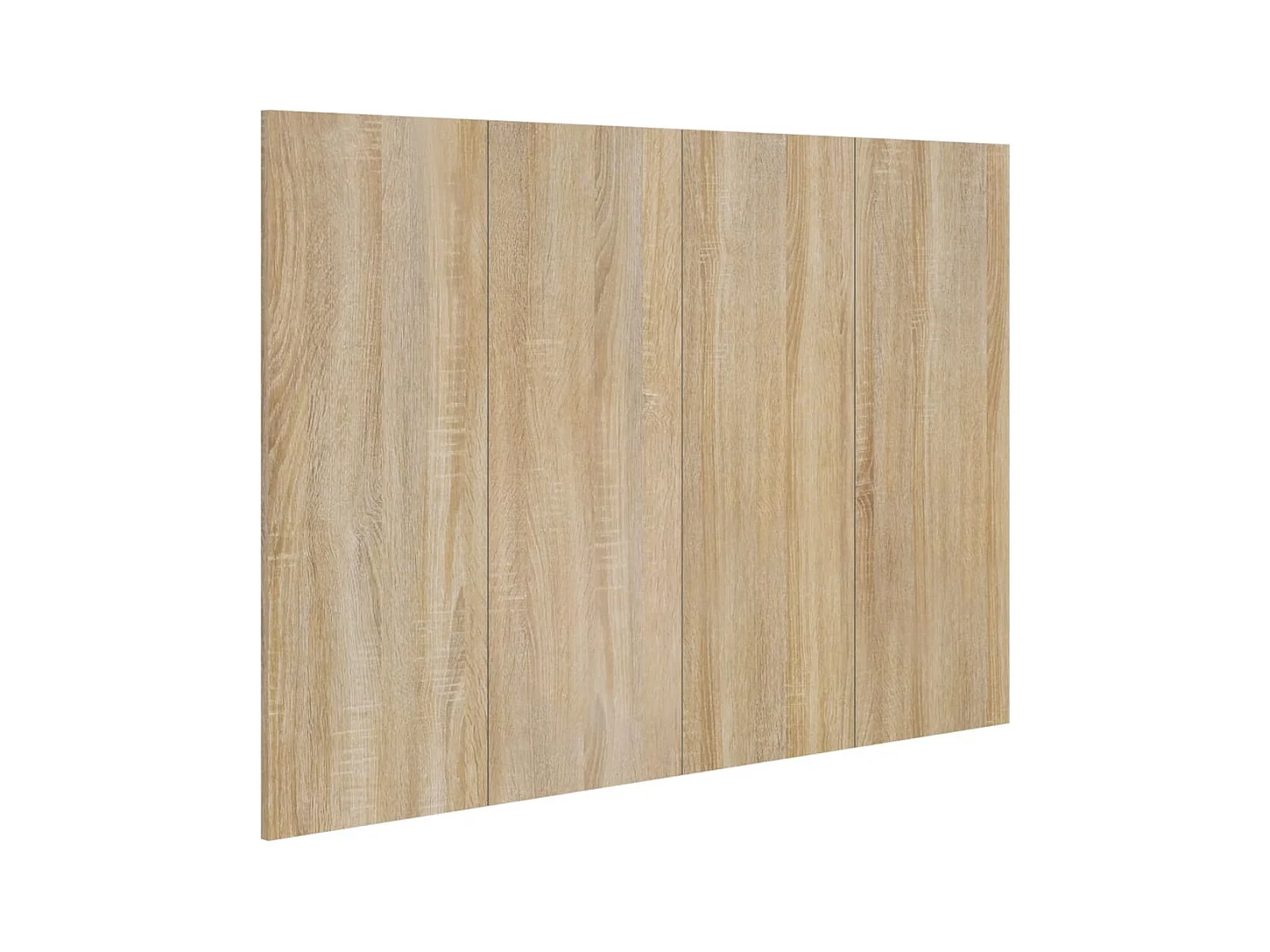 Tête de lit accessoire effet bois marron 120 x 1.5 x 80 cm TDL0203586