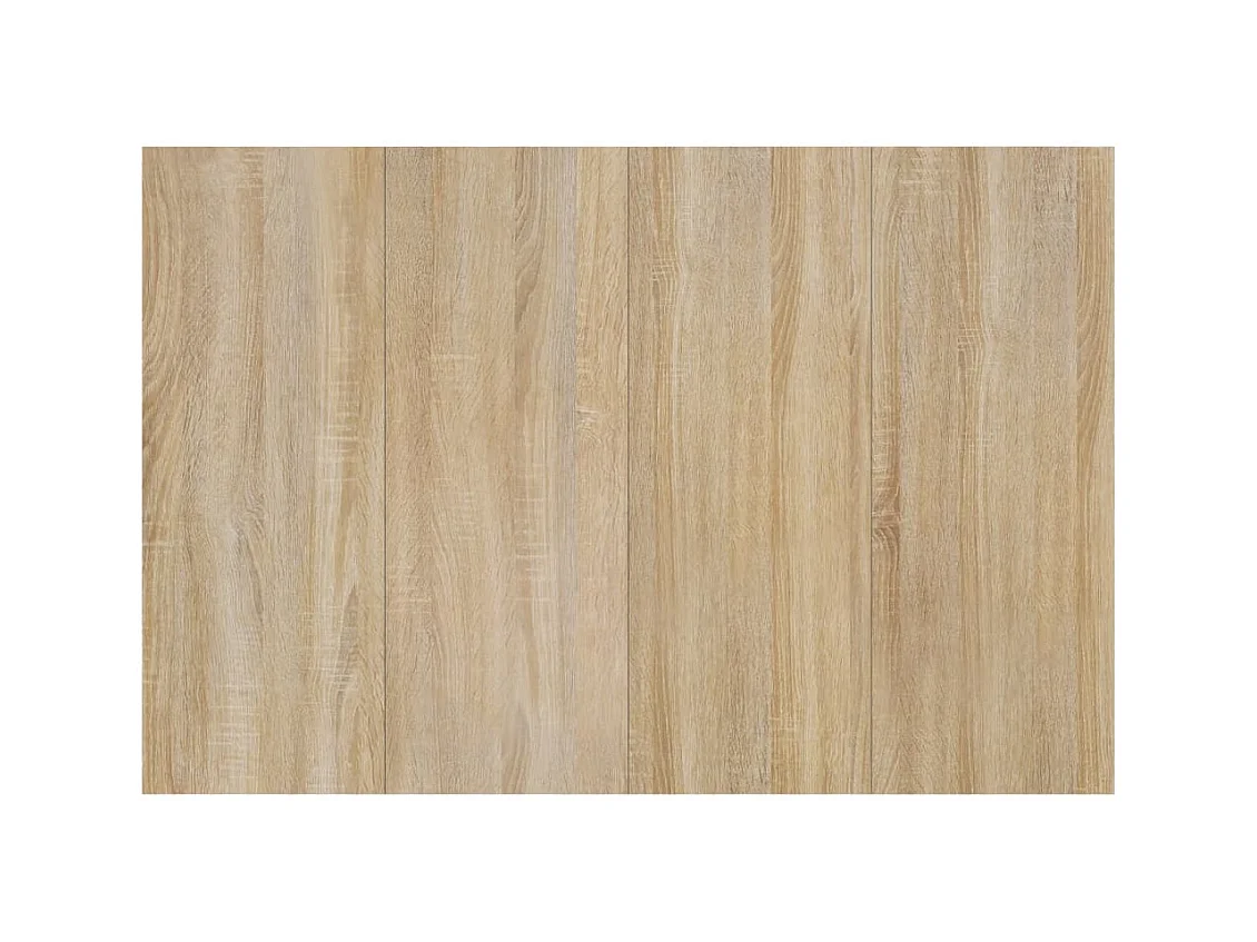 Tête de lit accessoire effet bois marron 120 x 1.5 x 80 cm TDL0203586