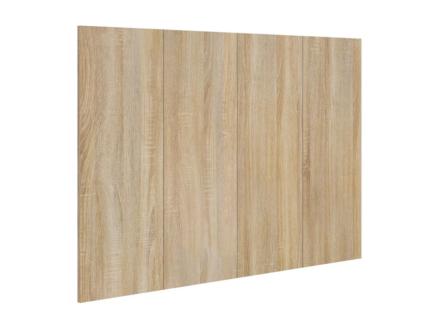 Tête de lit accessoire effet bois marron 120 x 1.5 x 80 cm TDL0203586