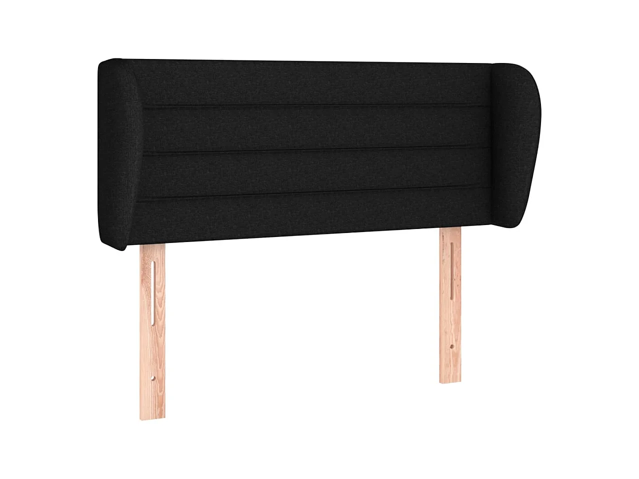 Tête de lit accessoire tissu noire 93 x 23 x 88 cm TDL0204380