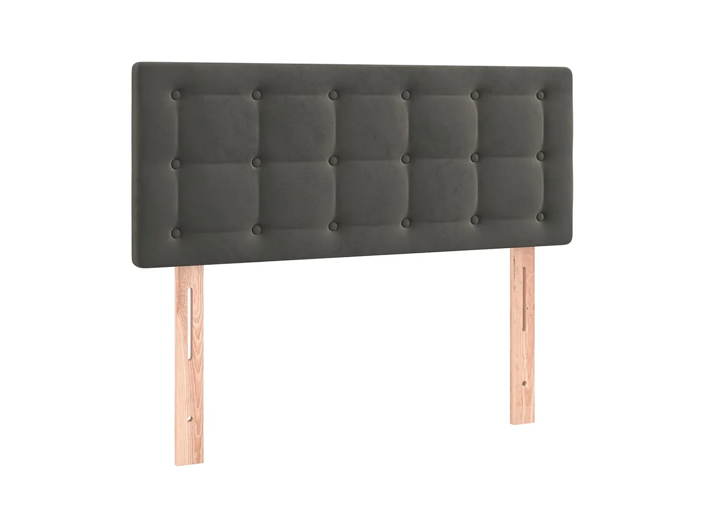 Tête de lit accessoire tissu grise 90 x 5 x 88 cm TDL0203164