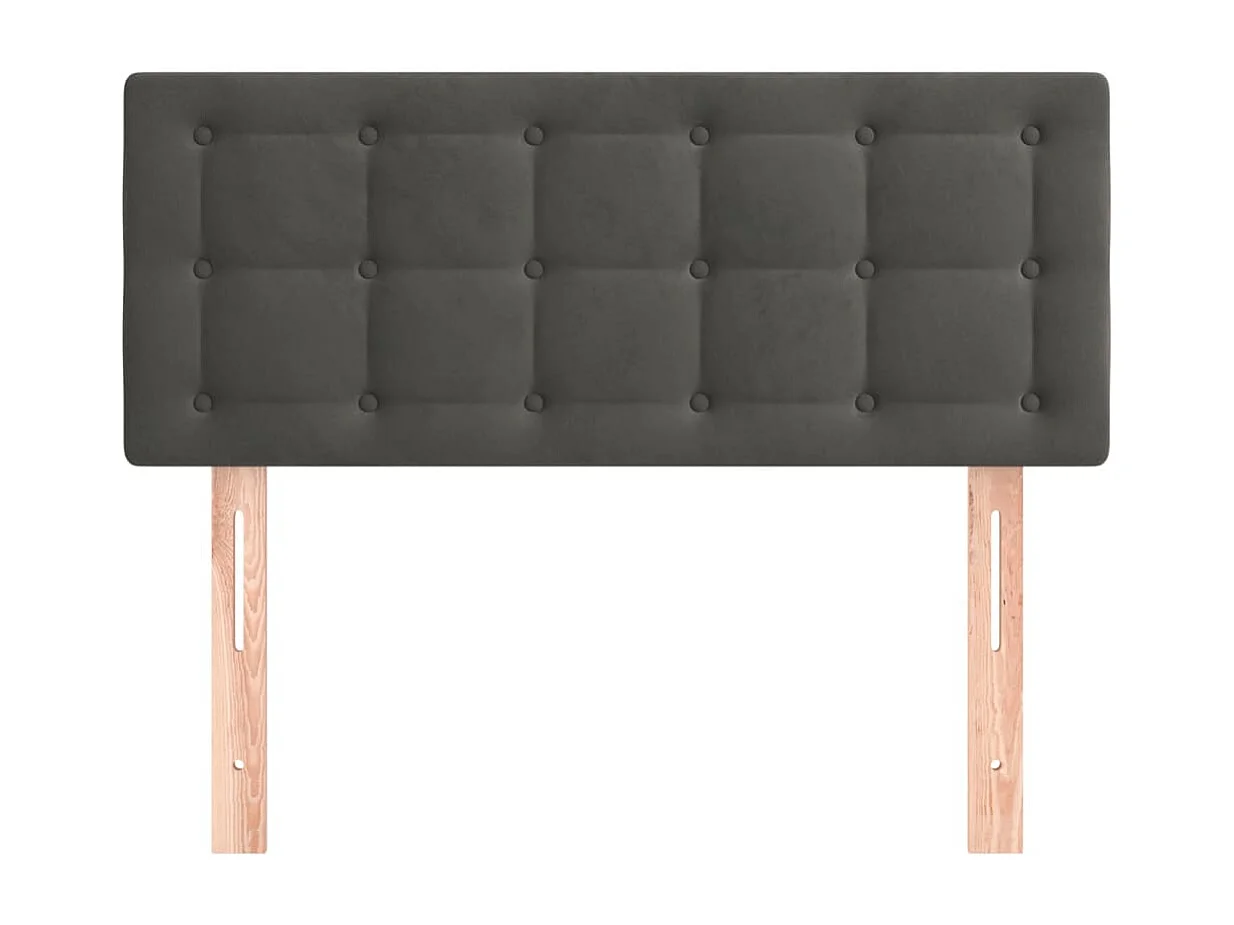 Tête de lit accessoire tissu grise 90 x 5 x 88 cm TDL0203164