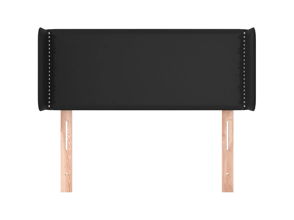 Tête de lit accessoire noire 93 x 16 x 88 cm TDL0204406